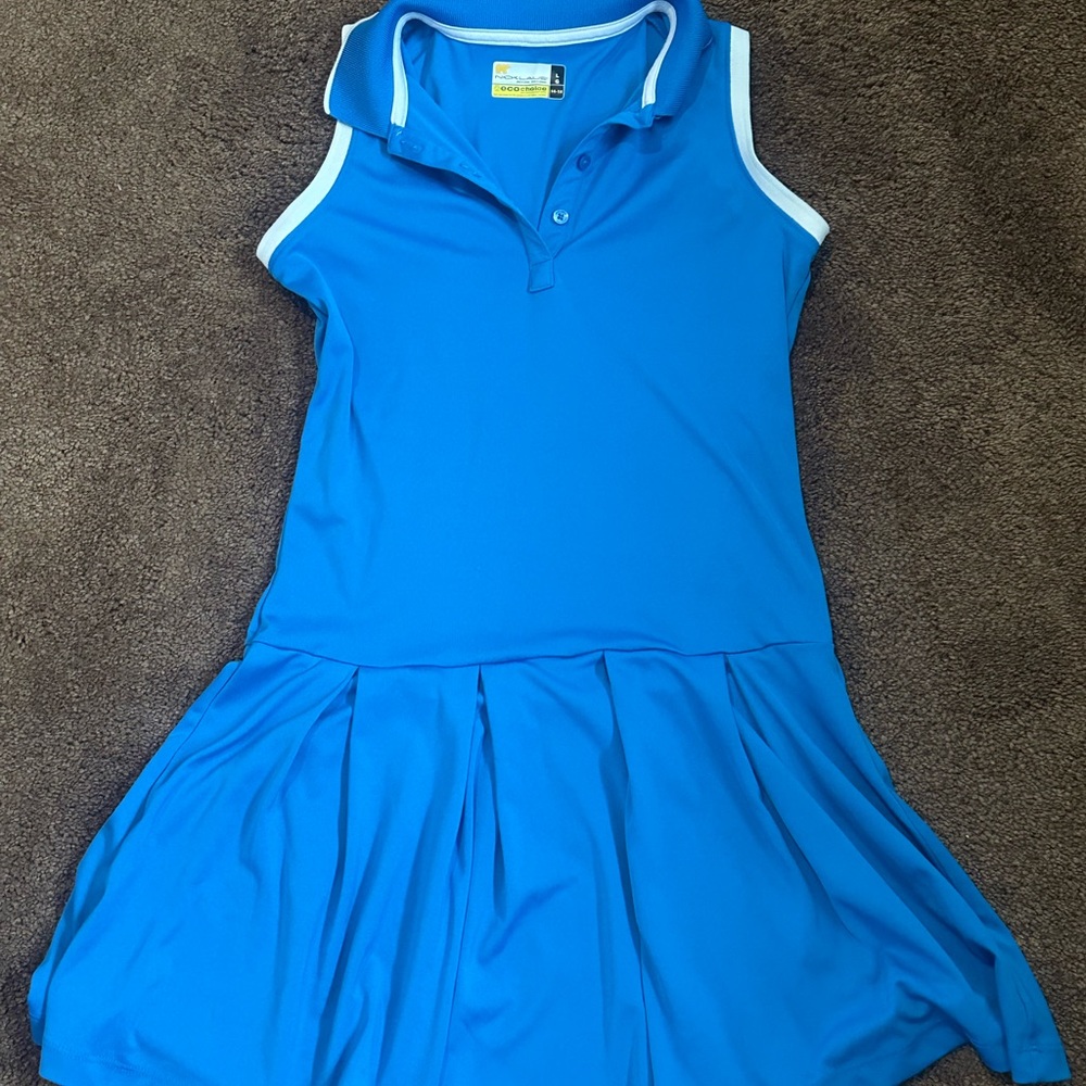 Stylish Blue Kids Sleeveless Dress